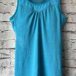 Athleta ‎ Turquoise Women’s Tank Top Racerback Built in Bra Workout XS Photo 0