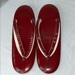Traditional Japanese Red Sandals Size undefined Photo 1