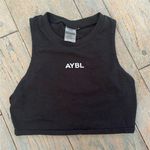 AYBL  black training crop top size small Photo 0