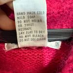 VTG Eminent M Silk Wool Blend Turtleneck Sweater Pink Fuzzy Soft Knit Preppy 90s Size M Photo 8