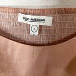 Good American NEW Rose Gold Metallic Too Tempted Corset Top, Size Medium Photo 8