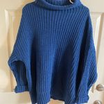 Aerie Blue Oversized Sweater Photo 0