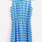 J.Crew  Mini Dress 0 Dree Striped Silk Blue White Nautical Summer Party Boat Photo 8