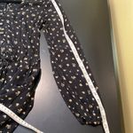 Hollister  Long Sleeve Romper, Floral Print, Black, Small Photo 6