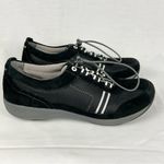 Dansko  Helen Suede Mesh Sneaker Sz 38 Black & White Photo 3