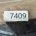 Logo by Lori Goldstein Dress Blue Midi Womens Medium Short Sleeve Tiered Casual‎ Photo 8