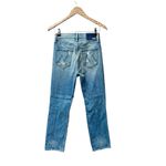 MOTHER Superior Denim High Waisted Rider Ankle Jeans Far Beyond The Sky Blue 25 Photo 3