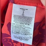 Banana Republic  Tank Top Cami Blouse Bright Orange/Red W/ Purple Print SIZE S Photo 8