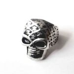 New stainless steel skull biker ring size‎ 14 Silver Photo 2