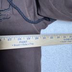 Dolls Kill Darker Wavs Womens Brown Embroidered Zip Up Hoodie Jacket Size S Goth Photo 6