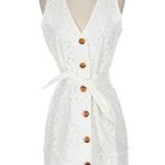 ANDIE The Navarino Dress in Eyelet White XS NWT Photo 3