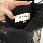 Alieva Ariel Sequin Black Backless Evening Gown Size XS Color Black Photo 3