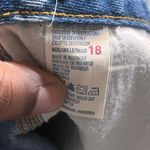 Tommy Hilfiger  Women’s Plus Size 18 High Waisted Boyfriend Blue Jean Short Retro Photo 2