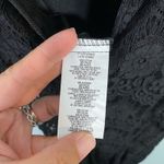 Betsy and Adam Betsy Adams Black Lace Overlay Mermaid Maxi Dress Size 4 Morticia Addams Photo 8