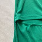 Notre Dame green and white patchwork ribbed bow dress Photo 9