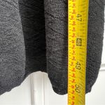 Free People  beach maxi dress black baloon sleeve Elegant textured Linen blend L Photo 5