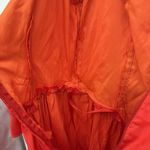 Vintage Red Ruffle Formal Dress Long Bow Gown Size Medium Photo 10