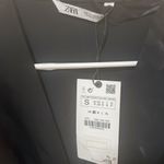 ZARA Ring Trim Satin Effect Long Sleeve Blouse Photo 9