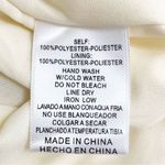 Roolee NWT  Chiffon Ruffled Long Sleeve Babydoll Dress Vanilla Cream Size Medium Photo 12