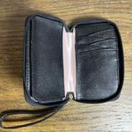 Jenny Packham Boudoir Glitter Wallet ID Case Wristlet Clutch Zip Around Black Photo 7