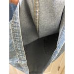 Vintage Blue Denim Dungarees 1/4 Zip Up MINI Dress Pinafore L JUMPER COUNTRY Size L Photo 10