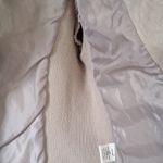 Miami  faux suede motto taupe asymmetrical jacket with zipper closure size S Photo 6