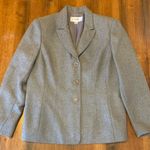 Le Suit 2 piece Pants and Blazer 10 Petite Gray Slacks Jacket Tweed Photo 1