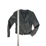 Lucky Brand  Black Moto Jacket Size Medium Photo 5