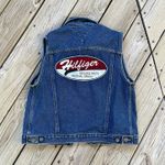Tommy Hilfiger Women's Vintage Motorcycle Denim Vest Size M Photo 1