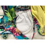 PilyQ New. floral lace up bikini set. Photo 8