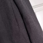 H & M | Charcoal Gray Tweed Jacket Coat Blazer with Gold Details | Size 6 Photo 2