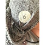 Lululemon Activewear Tank Top Womens 6 Built in Sports Bra Cross Strap Gray Photo 4