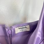 House Of CB  Helena Satin Trim Midi Dress in Orchid Size Small Photo 7