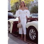 Mara Hoffman NWT Ivory Leonara Dress Size 2 Photo 5