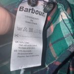 Barbour  Green Plaid Flannel Button‎ Down Women’s 4 Photo 5