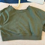 Wrangler Off-Shoulder Crop Sweatshirt Photo 2