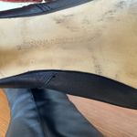 Banana Republic  Black Leather Knee High Boots Gold Zip Size 9M Photo 13