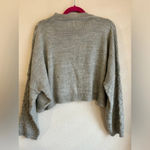 Princess Polly  The Stan Gray Cropped Cable Knit Sweater M/L Photo 8