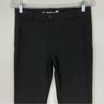 Betabrand  Straight Leg Classic Dress Pant Yoga Pants in Charcoal Size Medium Photo 2