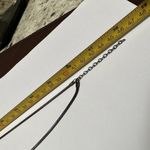 Monet  Rhinestone Gunmetal Adjustable Length Double Strand Station Necklace NWT Photo 7