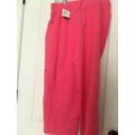 Just My Size  Women's French Terry Capri Pants Size 1X 16W Pink Photo 4