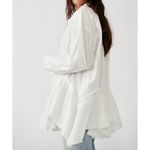 Free People Freya Poplin Button Up Shirt White Size XS Photo 1