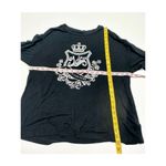 Juicy Couture Juicy by Long Sleeve Embellished Logo T-Shirt Liquorice Black XL Photo 4