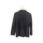 Vintage Bern and Mort Wool Cashmere Jacket Gray Womens 12 Coat Grey Preppy Photo 2