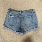 Old Navy  boyfriend distressed blue jean denim shorts in size 6 Photo 1
