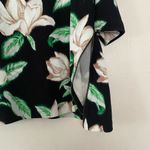 Anthropologie  Postmark Black Floral Kobus Magnolia Zipper Top Women’s Size XL Photo 6