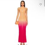 Lovers + Friends Solara Ombre Maxi Dress in Orange Ombre Photo 3