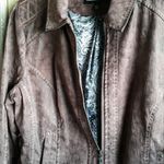 Krass&co Montana  pleather coat purplish brown Photo 4