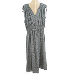 Madewell Plus Sophia Smocked Midi Dress Florentine Floral Blue Gray Plus Size 3X Photo 9