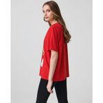 Disney NWT Mickey Mouse Christmas Women's T-shirt Red Xmas Holiday Gifts Photo 4